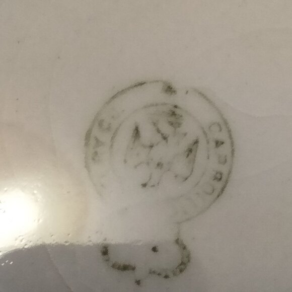 Carrollton Pottery Cabbage Rose Serving Bowl Pink White Farmhouse Grannycore - Picture 4 of 11